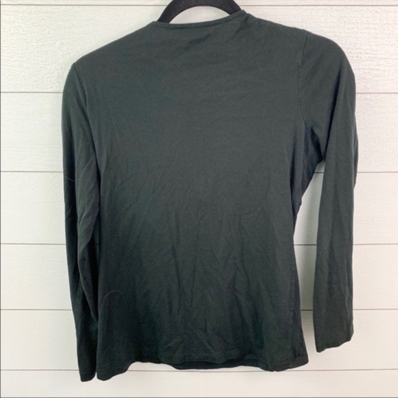 Sundance Black 3/4 Sleeve Stretchy Blouse - Picture 3 of 4